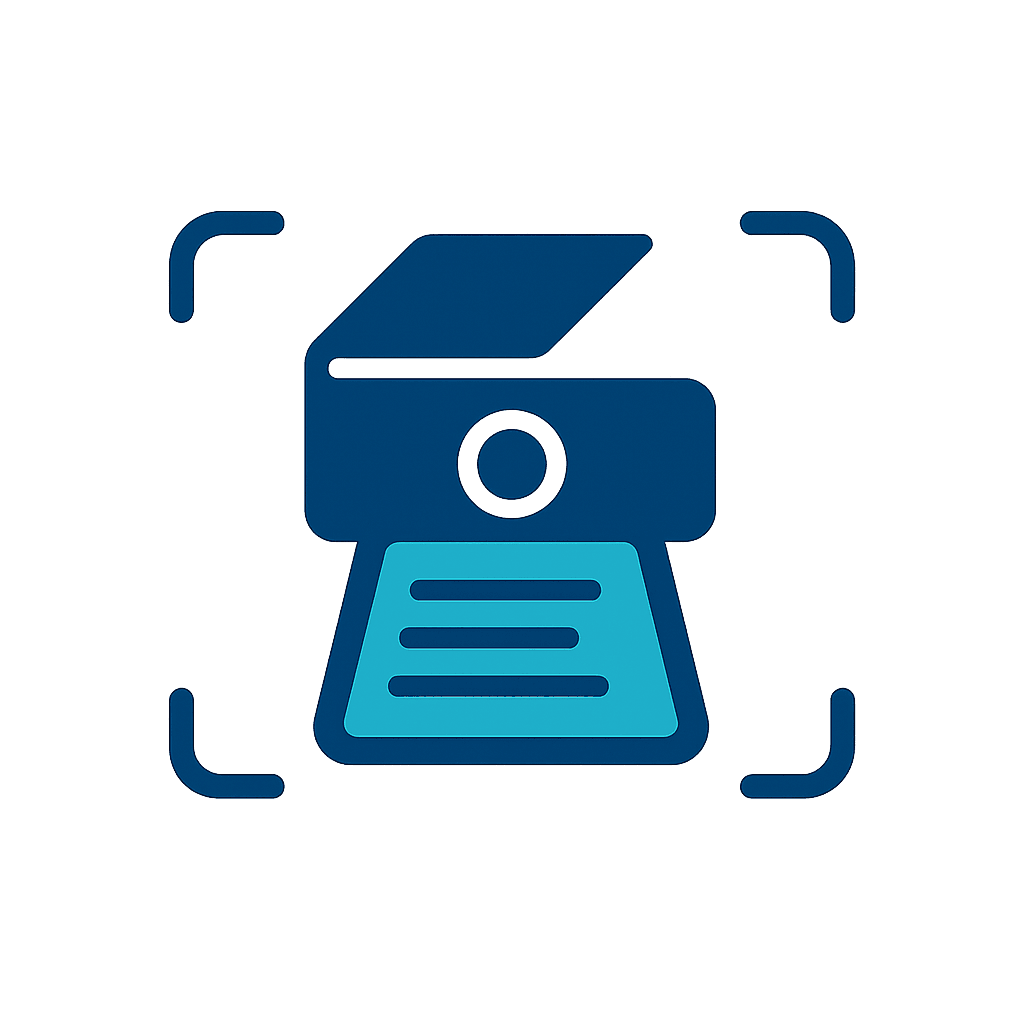 SaveScan App Interface - Smart Document Scanner with AI Technology